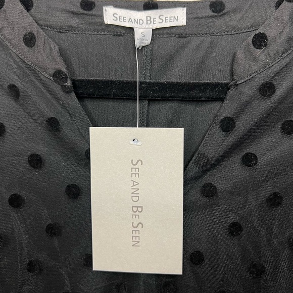 Seen and Be Seen Black Polka Dot Dress - Picture 3 of 7